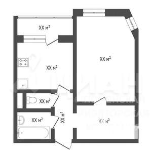 1-к квартира, на длительный срок, 40м2, 2/5 этаж