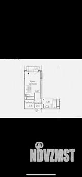 Студия квартира, на длительный срок, 23м2, 2/14 этаж