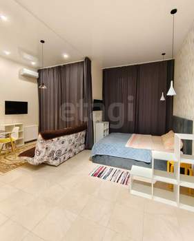 Студия квартира, на длительный срок, 34м2, 1/10 этаж