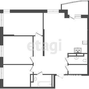 3-к квартира, на длительный срок, 100м2, 2/17 этаж