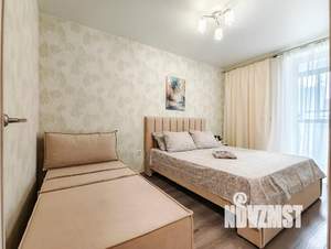 1-к квартира, посуточно, 40м2, 9/16 этаж