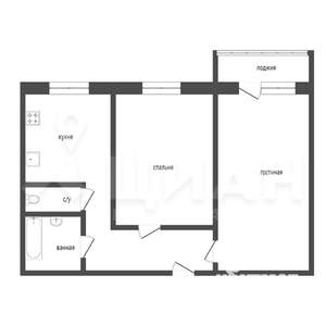 2-к квартира, на длительный срок, 51м2, 8/9 этаж
