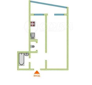 1-к квартира, на длительный срок, 36м2, 5/13 этаж
