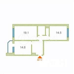 2-к квартира, на длительный срок, 67м2, 10/12 этаж