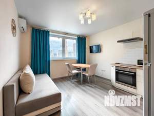 1-к квартира, посуточно, 40м2, 9/16 этаж