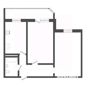 2-к квартира, на длительный срок, 62м2, 5/16 этаж