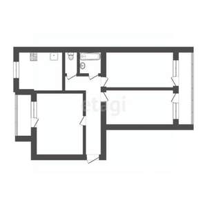 3-к квартира, на длительный срок, 66м2, 3/9 этаж