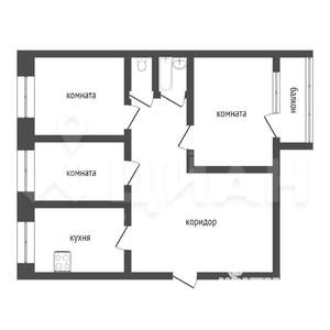 3-к квартира, на длительный срок, 60м2, 8/10 этаж