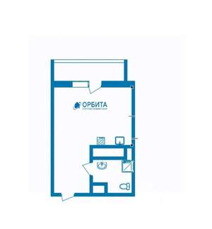 Студия квартира, на длительный срок, 26м2, 3/20 этаж