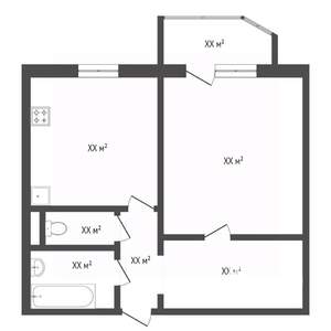 1-к квартира, на длительный срок, 45м2, 8/10 этаж