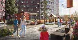 1-к квартира, на длительный срок, 44м2, 5/13 этаж