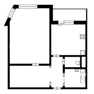 1-к квартира, на длительный срок, 40м2, 7/10 этаж