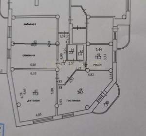 4-к квартира, на длительный срок, 127м2, 13/13 этаж