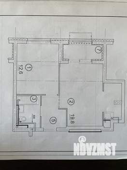 2-к квартира, на длительный срок, 41м2, 4/4 этаж