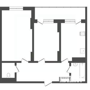 2-к квартира, на длительный срок, 75м2, 18/25 этаж