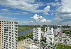 Студия квартира, на длительный срок, 33м2, 23/24 этаж