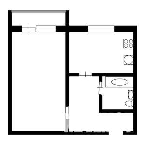 1-к квартира, на длительный срок, 33м2, 1/10 этаж