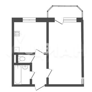 1-к квартира, на длительный срок, 35м2, 7/9 этаж