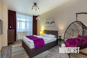 1-к квартира, посуточно, 46м2, 1/1 этаж