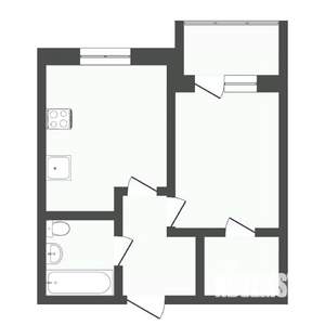 1-к квартира, на длительный срок, 43м2, 5/16 этаж