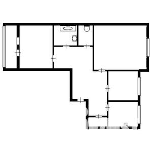 3-к квартира, на длительный срок, 65м2, 2/9 этаж