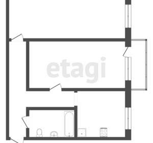 2-к квартира, на длительный срок, 45м2, 5/5 этаж