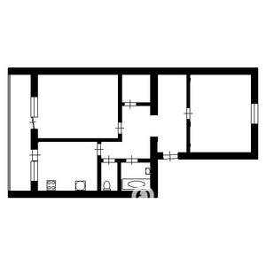 2-к квартира, на длительный срок, 53м2, 5/9 этаж