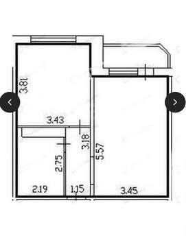 1-к квартира, на длительный срок, 45м2, 10/14 этаж