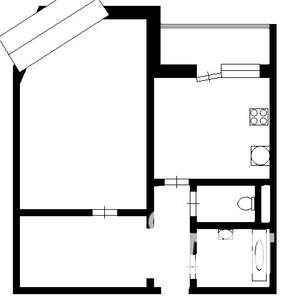 1-к квартира, на длительный срок, 40м2, 8/10 этаж