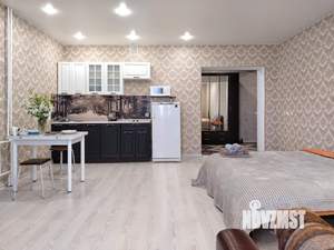 1-к квартира, посуточно, 46м2, 1/1 этаж