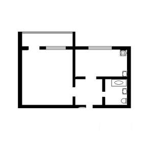1-к квартира, на длительный срок, 31м2, 5/5 этаж