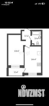 1-к квартира, на длительный срок, 38м2, 3/4 этаж