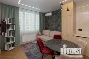 1-к квартира, посуточно, 38м2, 12/25 этаж
