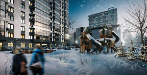 Студия квартира, на длительный срок, 34м2, 18/25 этаж