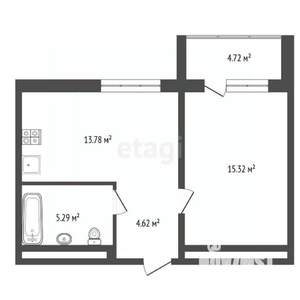 1-к квартира, на длительный срок, 63м2, 13/17 этаж