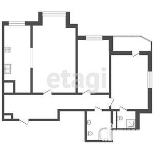 3-к квартира, на длительный срок, 102м2, 11/14 этаж