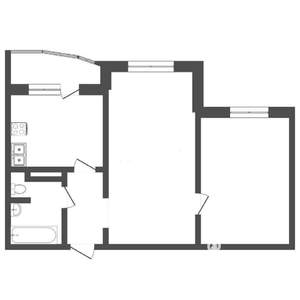 2-к квартира, на длительный срок, 59м2, 14/16 этаж