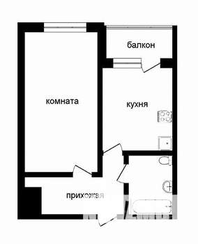 1-к квартира, на длительный срок, 34м2, 11/17 этаж