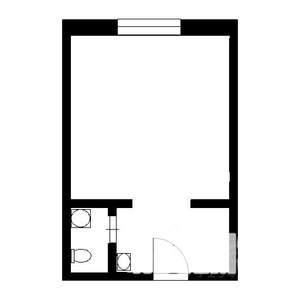 1-к квартира, на длительный срок, 30м2, 4/5 этаж
