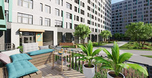 Студия квартира, на длительный срок, 20м2, 7/19 этаж