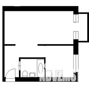 1-к квартира, на длительный срок, 32м2, 5/5 этаж