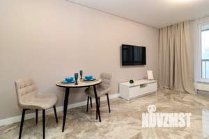 1-к квартира, посуточно, 44м2, 17/19 этаж