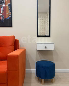 Студия квартира, на длительный срок, 42м2, 20/24 этаж