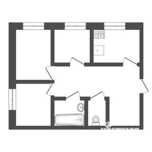 3-к квартира, на длительный срок, 69м2, 10/15 этаж
