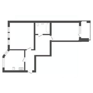 2-к квартира, на длительный срок, 71м2, 9/12 этаж