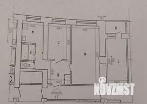 3-к квартира, на длительный срок, 60м2, 7/9 этаж