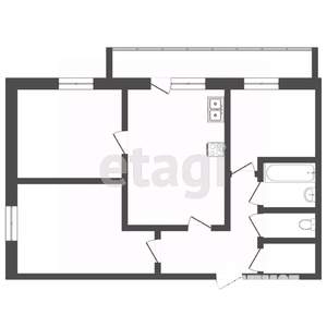 3-к квартира, на длительный срок, 64м2, 5/9 этаж