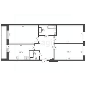 3-к квартира, на длительный срок, 74м2, 12/17 этаж