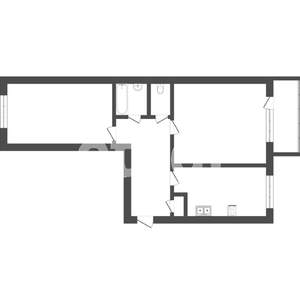 2-к квартира, на длительный срок, 45м2, 5/5 этаж
