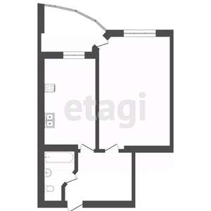 1-к квартира, на длительный срок, 55м2, 6/10 этаж